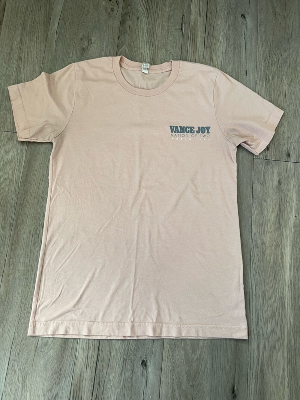 Vance Joy Pale Pink Graphic Short-Sleeve Tee